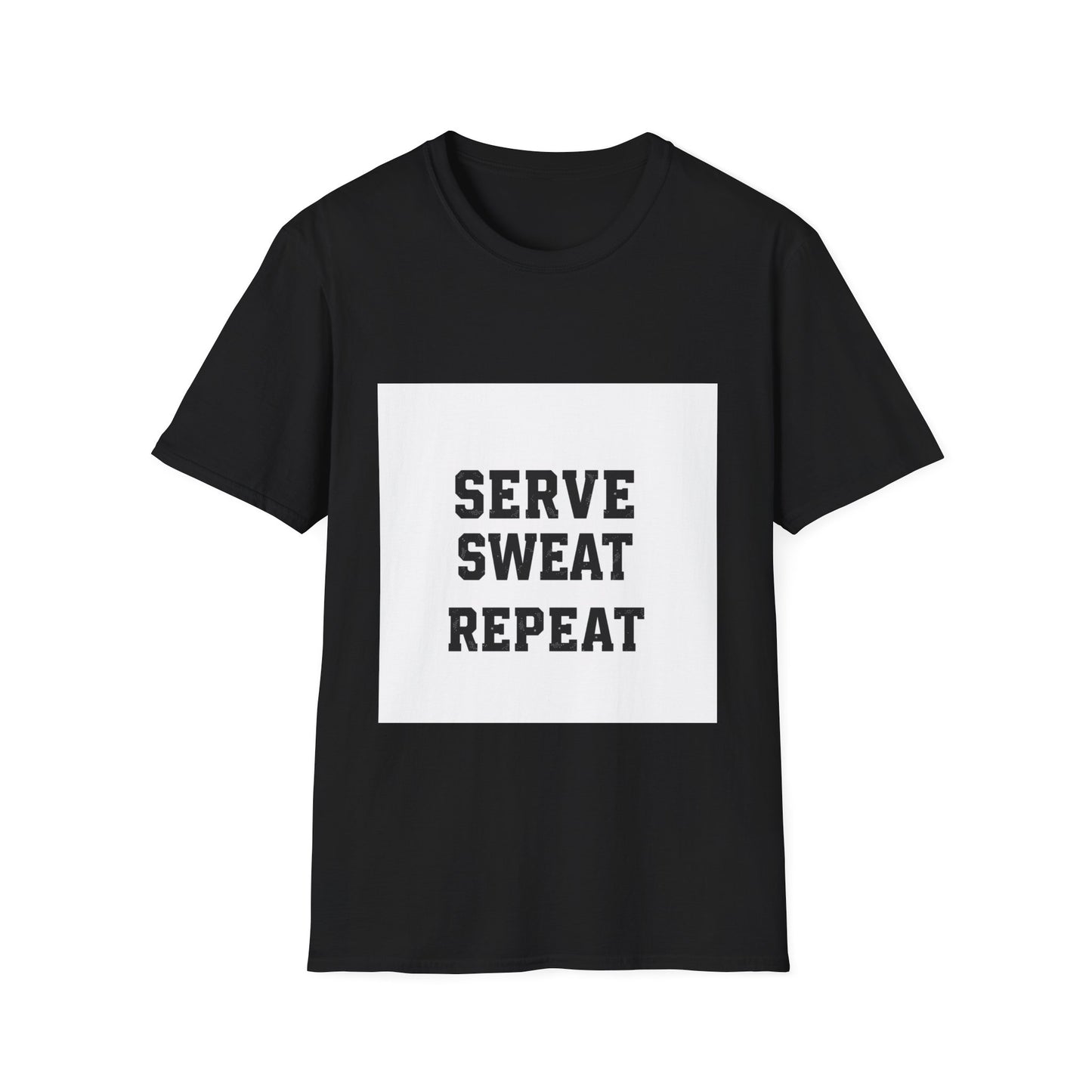 Serve Sweat Repeat — T-Shirt | The Padel Club