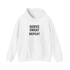 Serve Sweat Repeat — Hoodie | The Padel Club