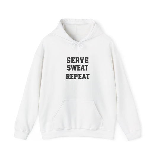 Serve Sweat Repeat — Hoodie | The Padel Club