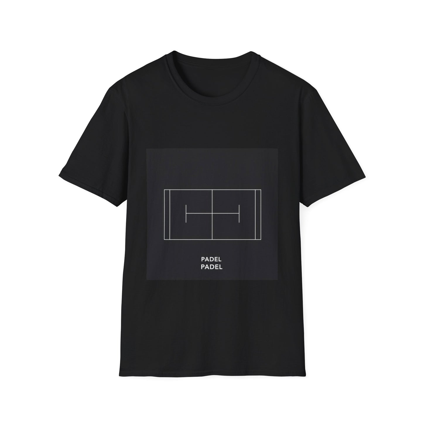 Court Geometry — T-Shirt | The Padel Club