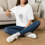 Padel Racket Minimalist — T-Shirt