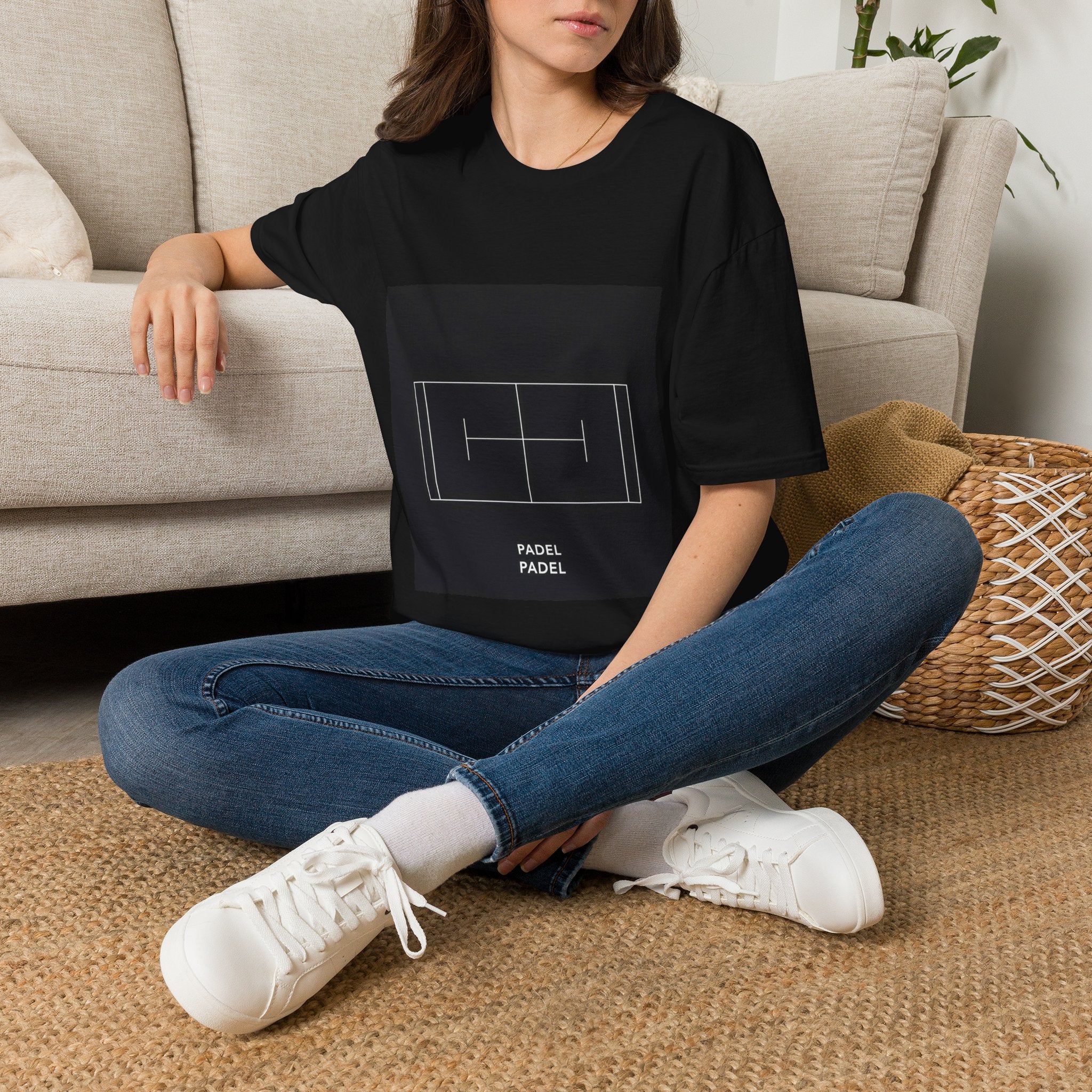 Court Geometry — T-Shirt | The Padel Club