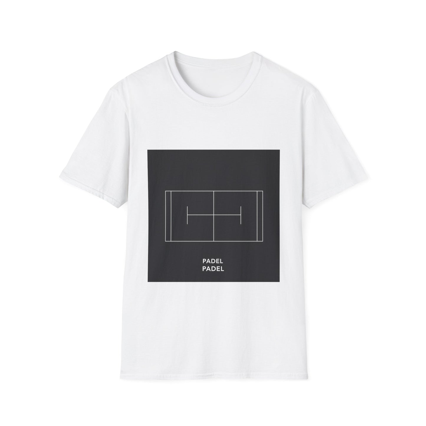 Court Geometry — T-Shirt | The Padel Club