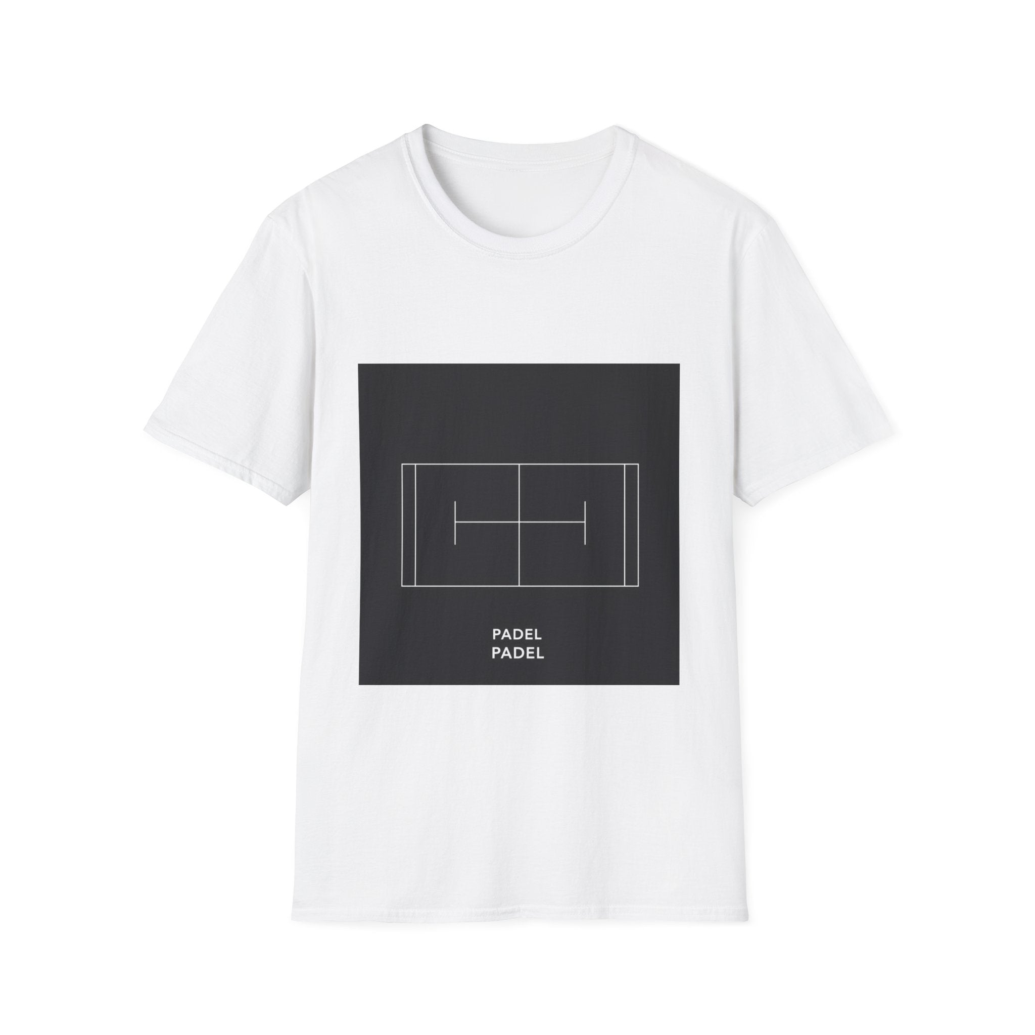 Court Geometry — T-Shirt | The Padel Club