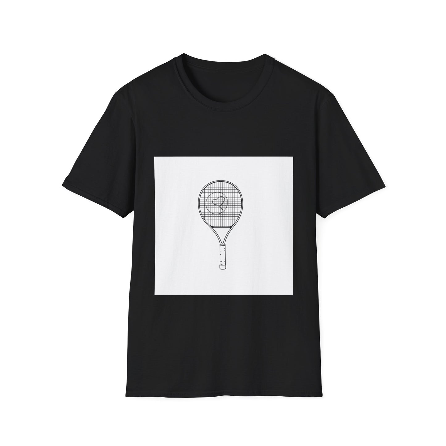 Padel Racket Minimalist — T-Shirt | The Padel Club